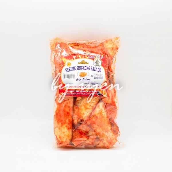 KERIPIK SINGKONG BALADO CAP SALAM UKURAN BESAR KERIPIK SINGKONG BALADO CAP SALAM UKURAN BESAR